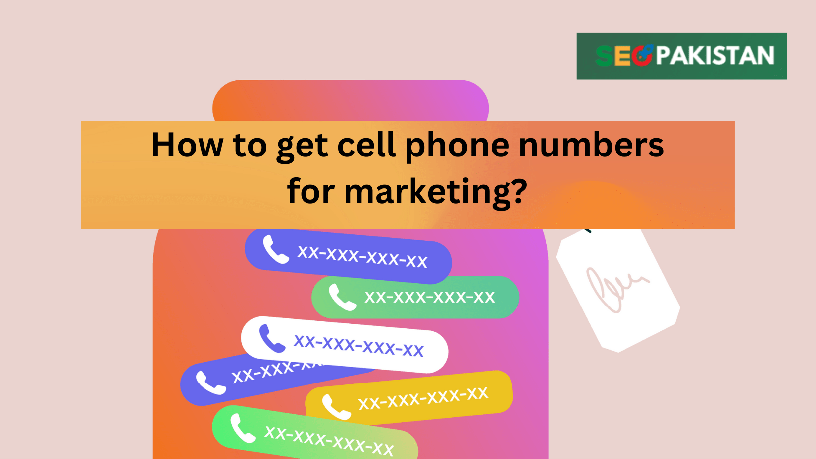 How to get cell phone numbers for marketing