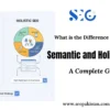 Main difference between Semantic and Holistic SEO