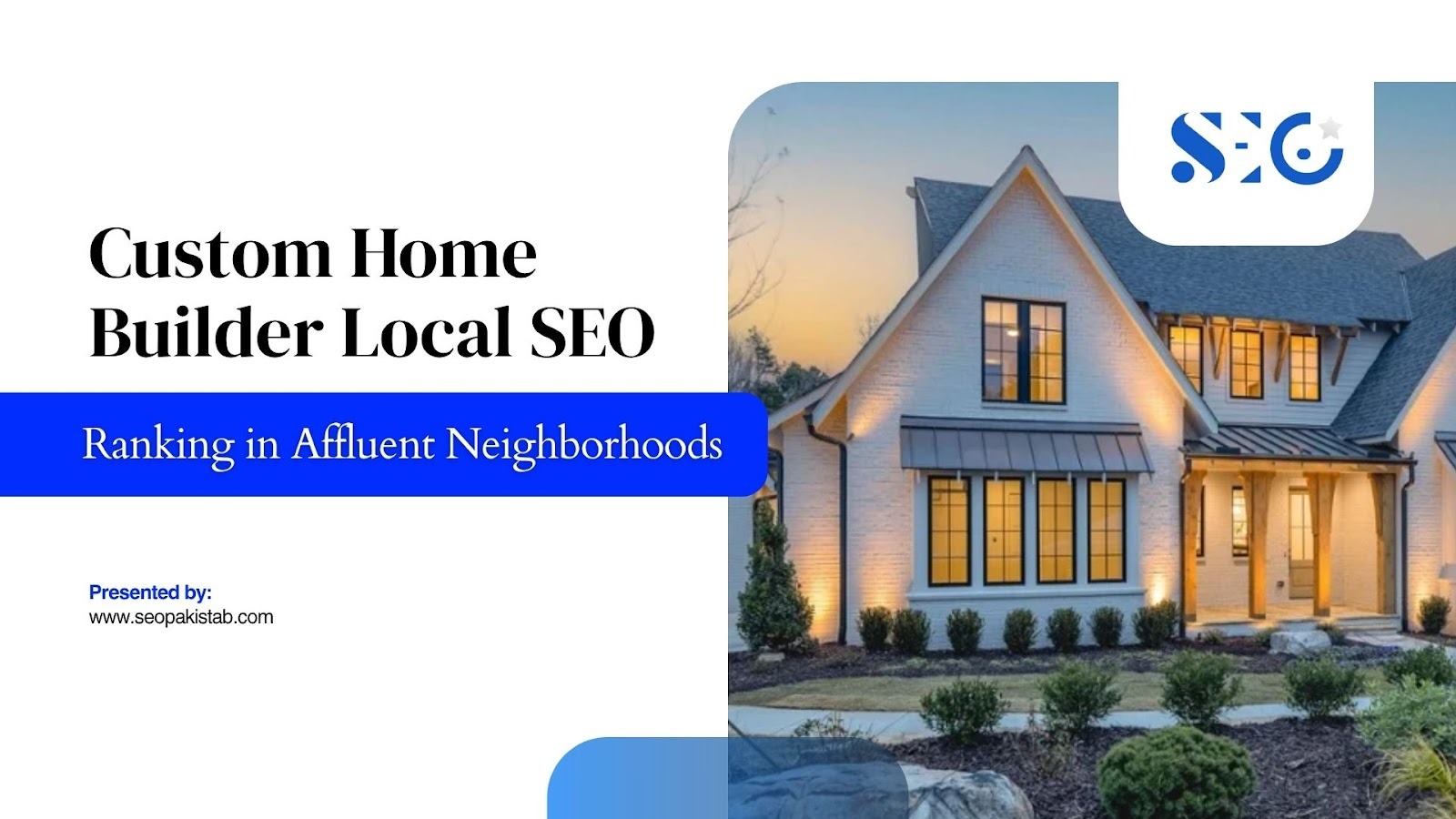 custom home builder local SEO