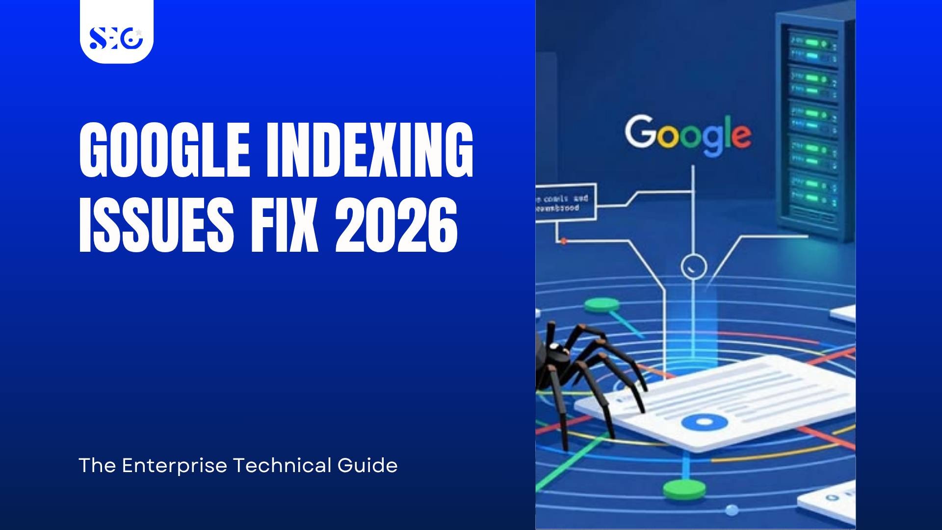 Fix Google indexing issues in 2026 with this enterprise guide. Learn crawl budget, noindex, rendering, and sitemap fixes to improve indexation.
